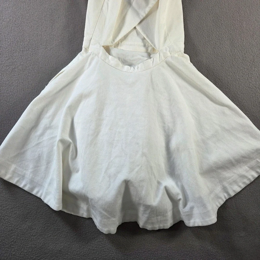 Polo Ralph Lauren Dress Girls 16 XL White Flare Racer Back Sleeveless Midi